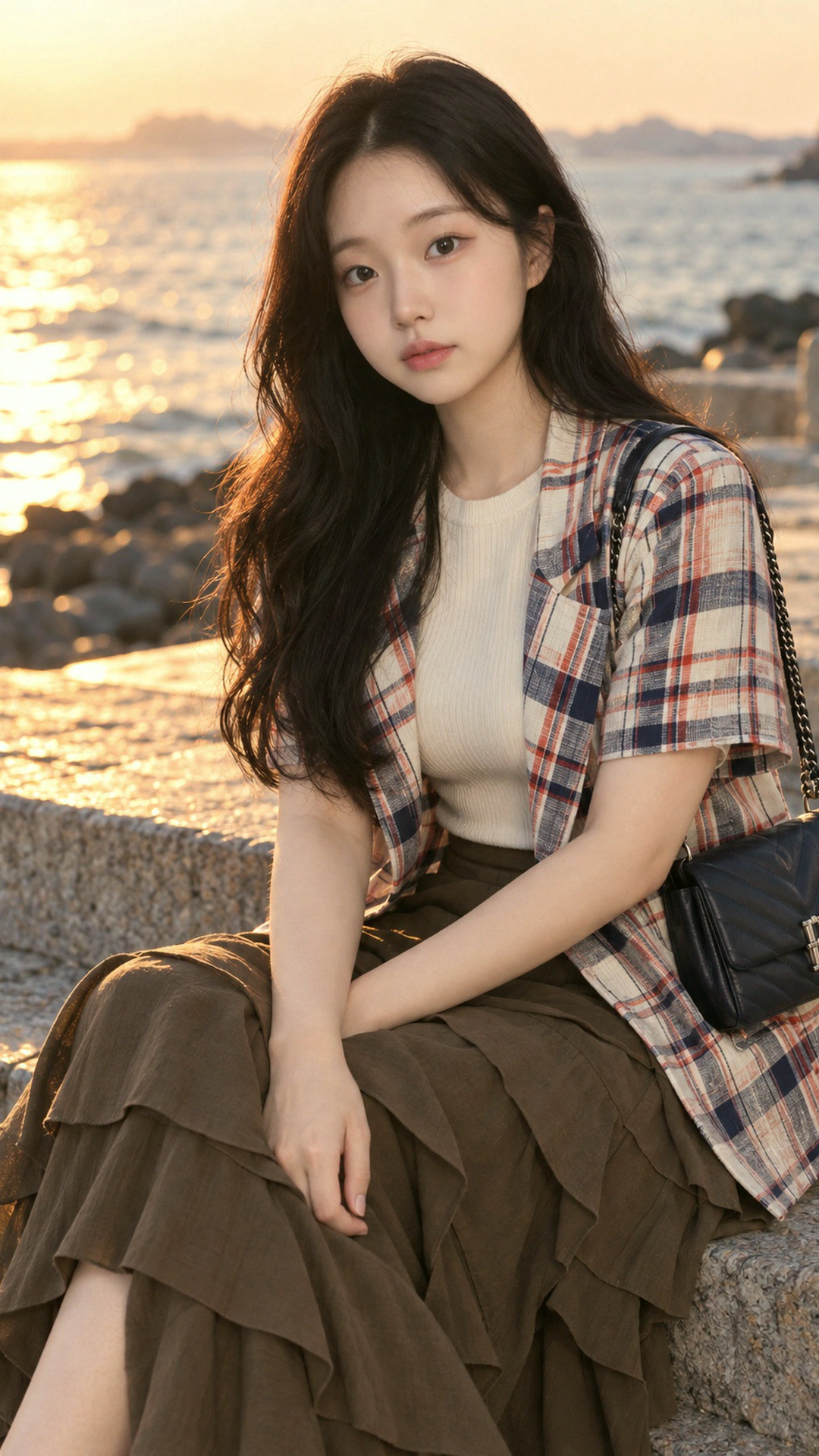 체크 린넨에 캉캉 한 스푼 1