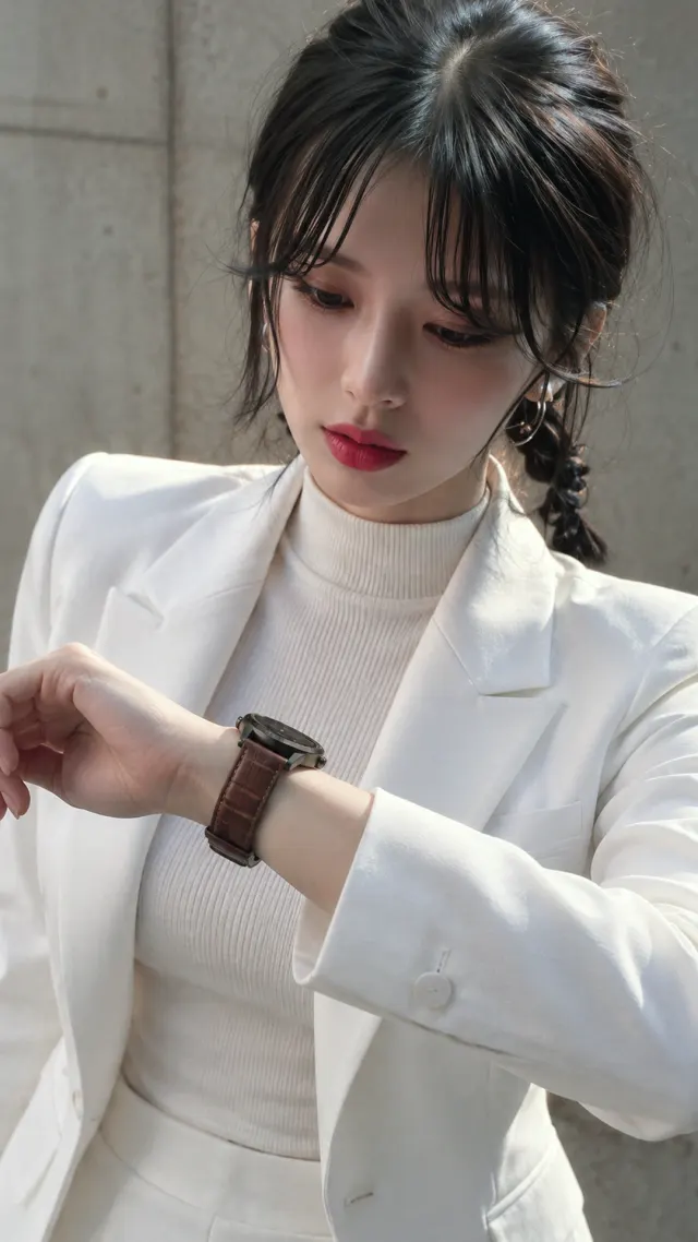 시계는 그대로, 줄만