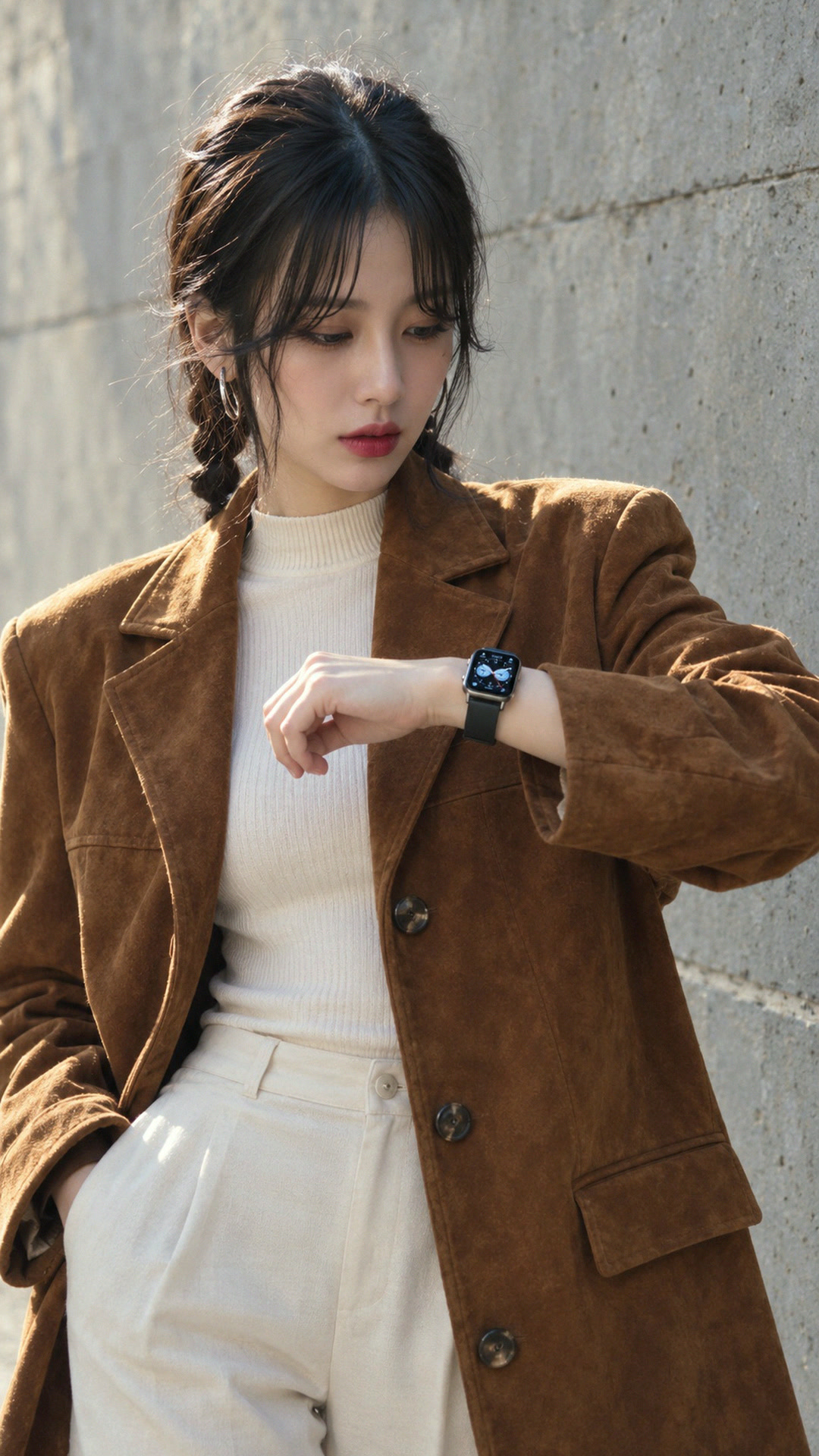 스웨이드에 스마트워치 1