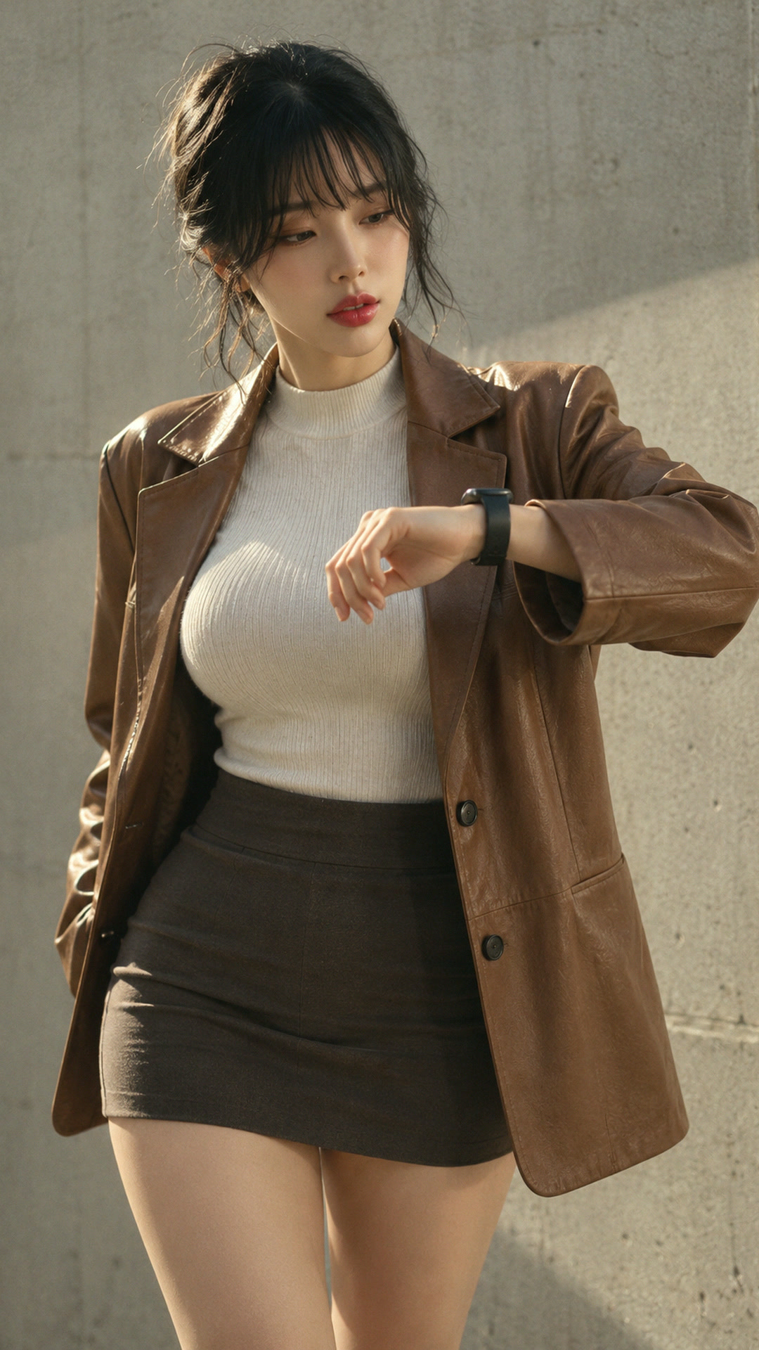 재킷 소매 밑에 젤리 하나 1