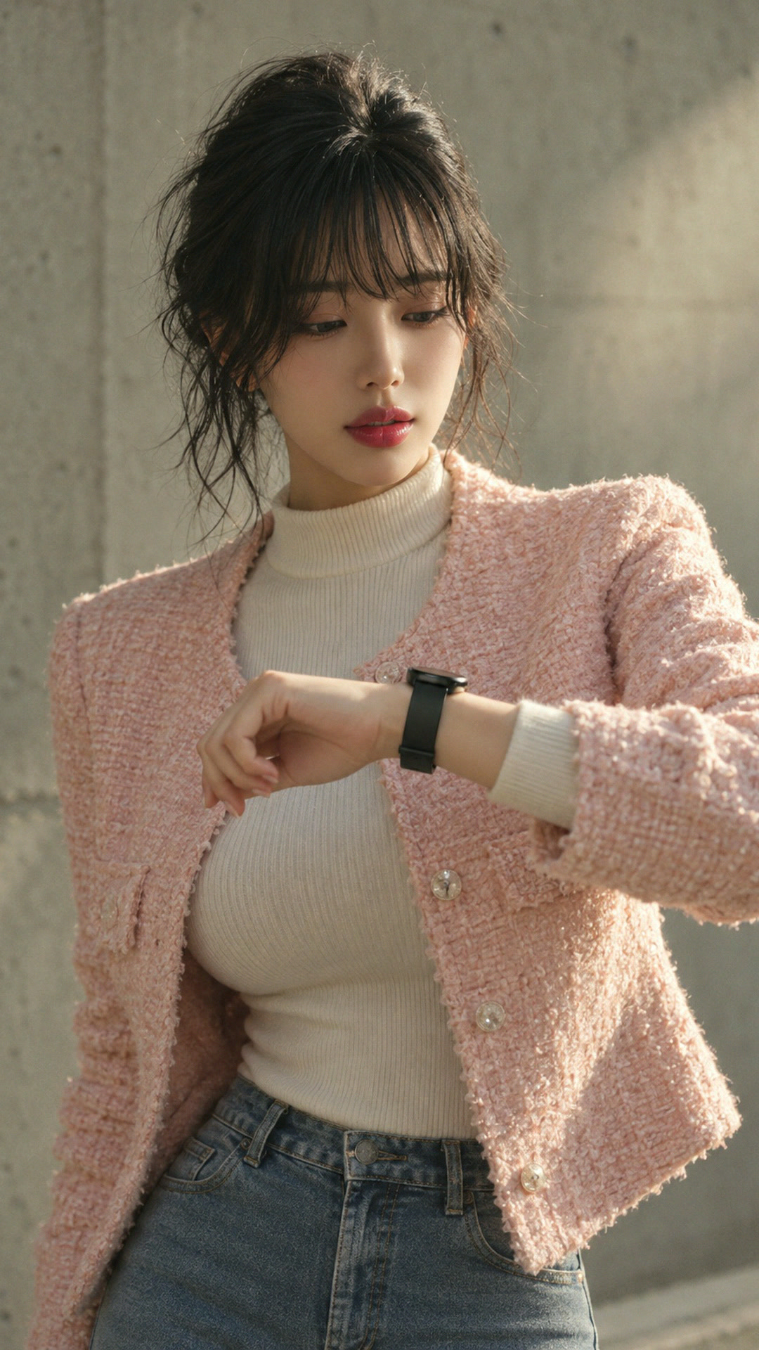 트위드에 까만 것 하나 1