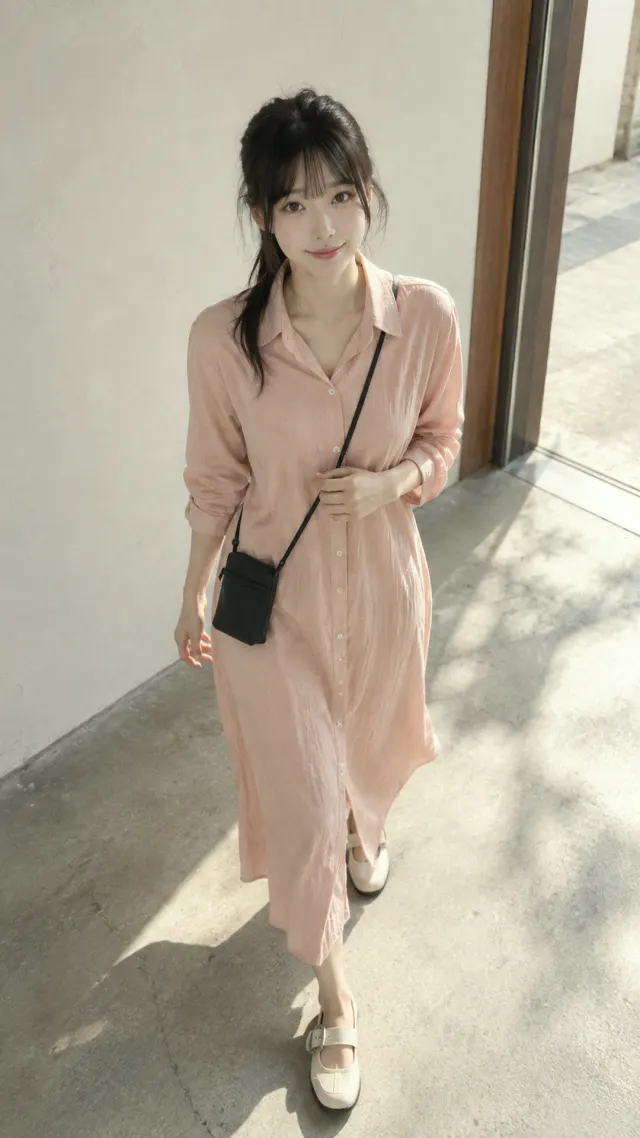 원피스에 신발만 바꿔