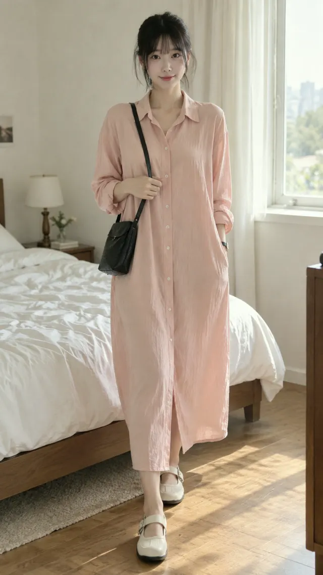 원피스에 신발만 바꿔