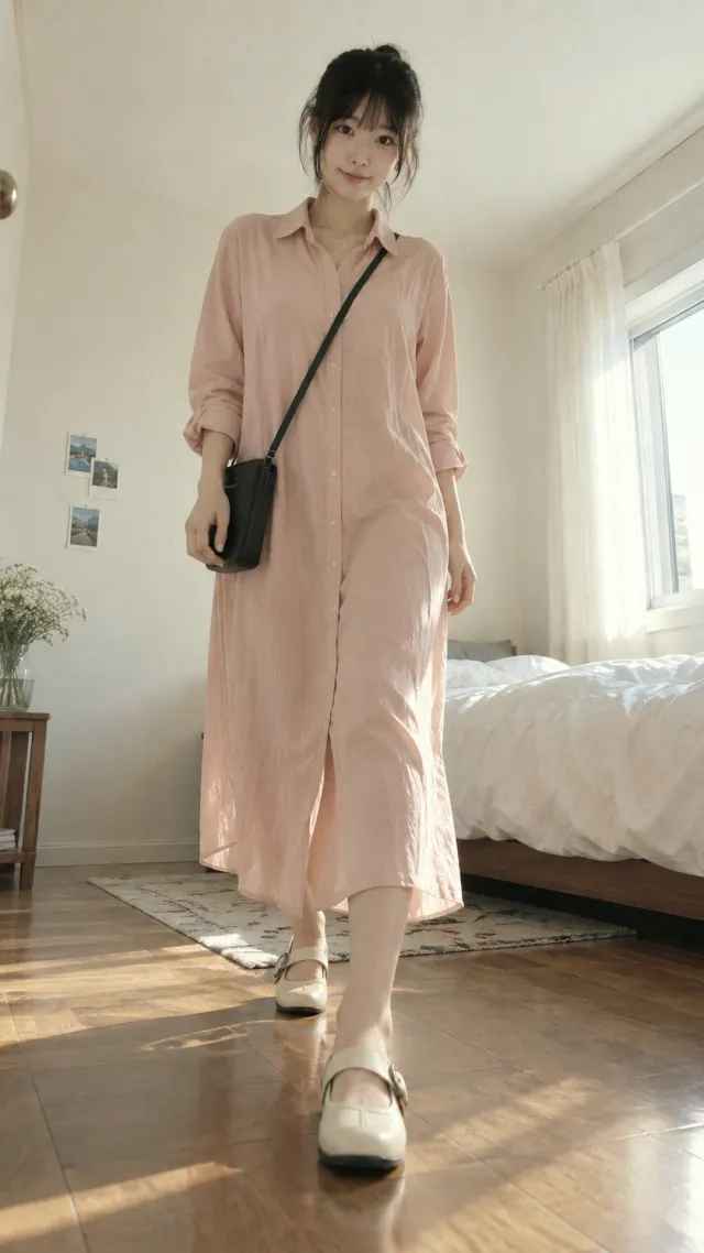 원피스에 신발만 바꿔